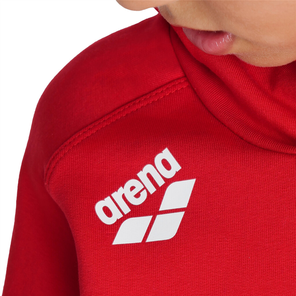 Arena - Jr Team Hooded Sweat Panel - red