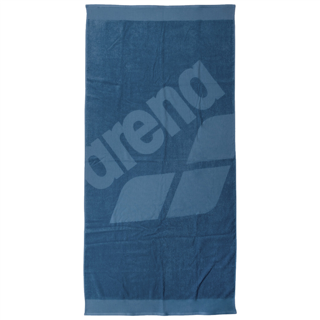 Arena - Beach Towel Logo - grey blue