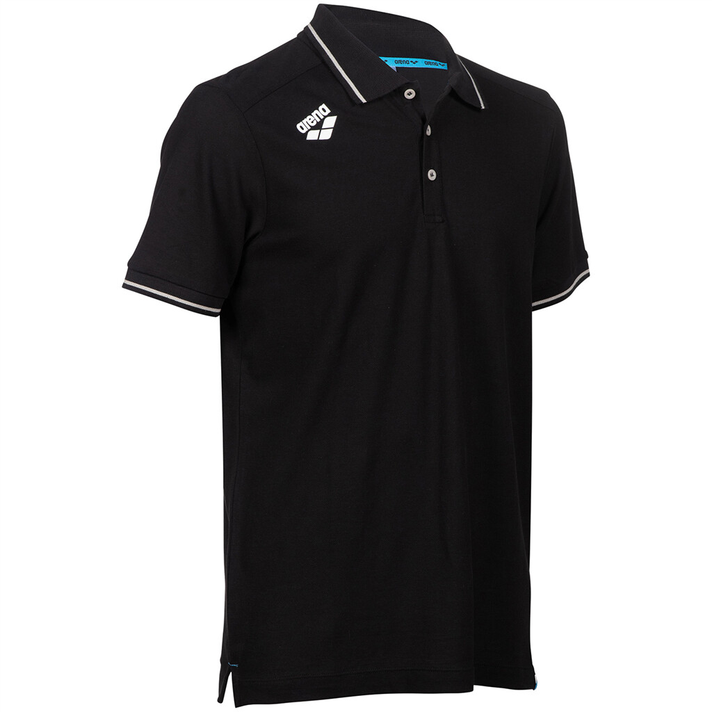 Arena - Team Poloshirt Solid Cotton - black
