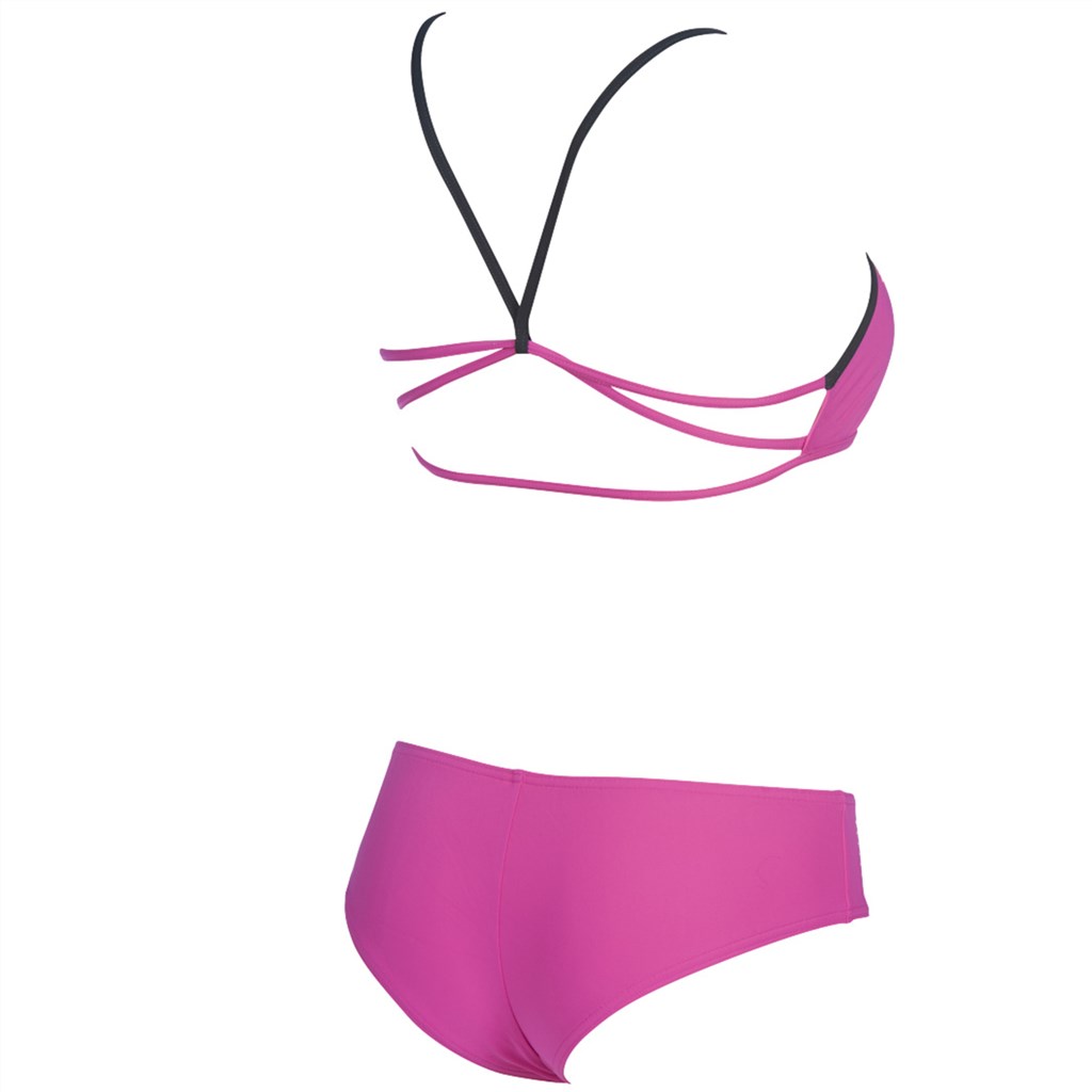 Arena - W Icons Cross Back Two Pieces - pink flambe