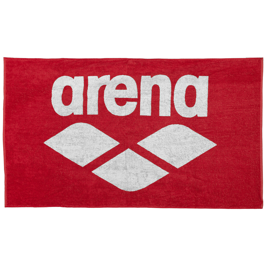 Arena - Pool Soft Towel - red/white