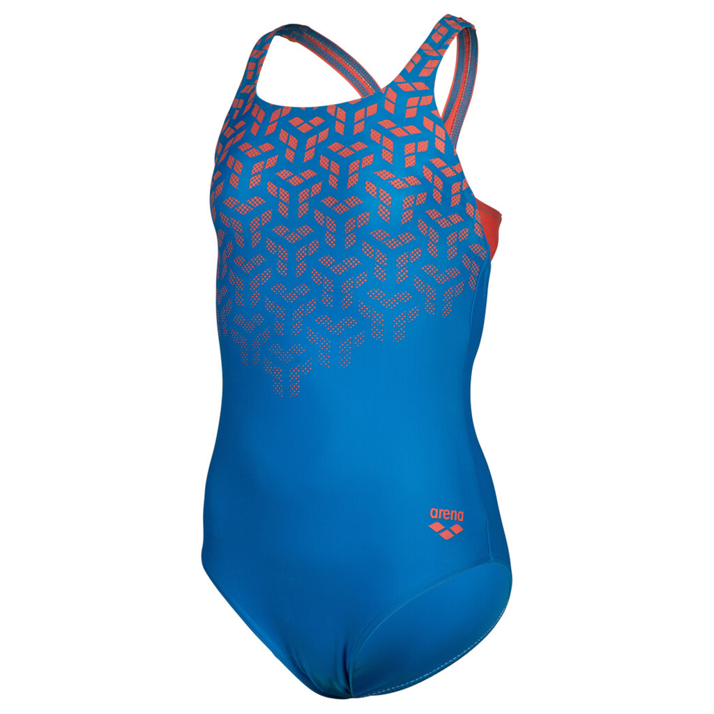 Arena - G Arena Kikko V Swimsuit Swim Pro Back - blue china/calypso coral