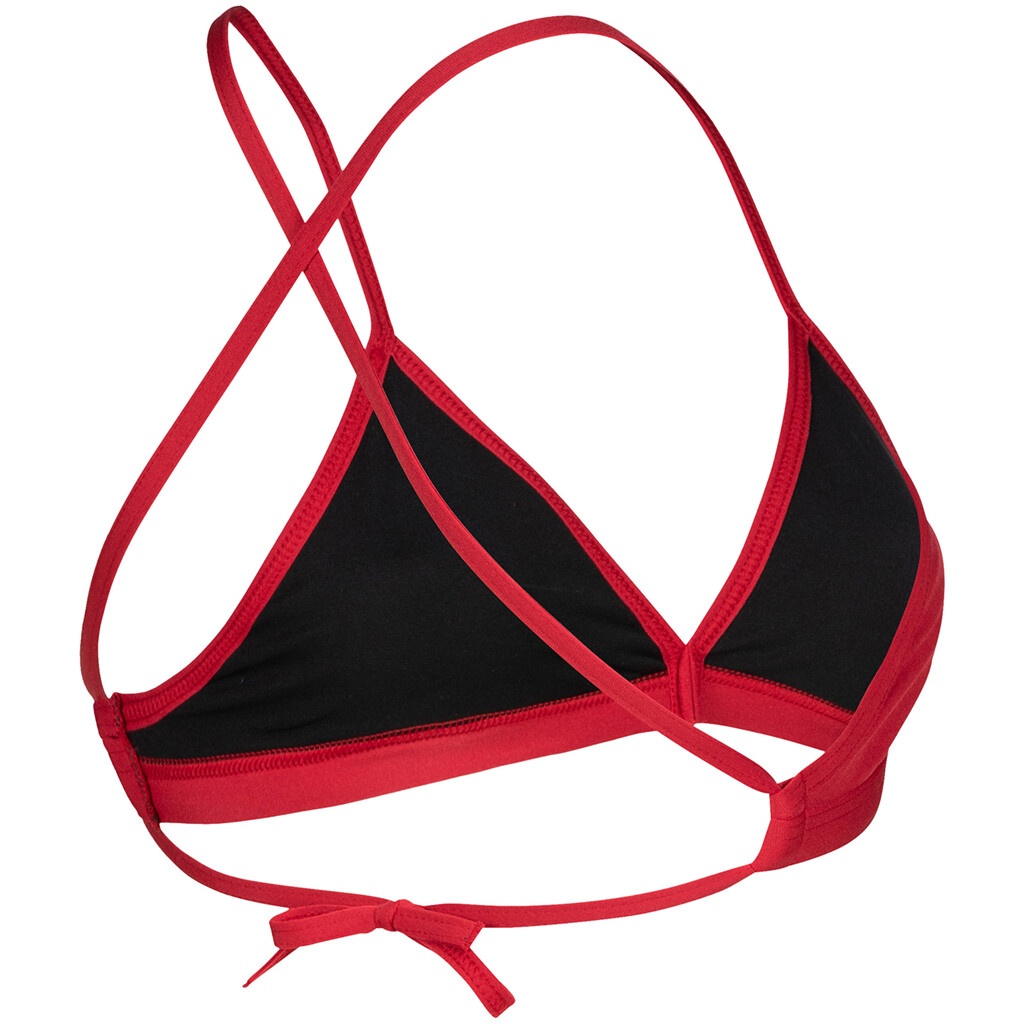 Arena - W Team Swim Top Tie Back Solid - red/white