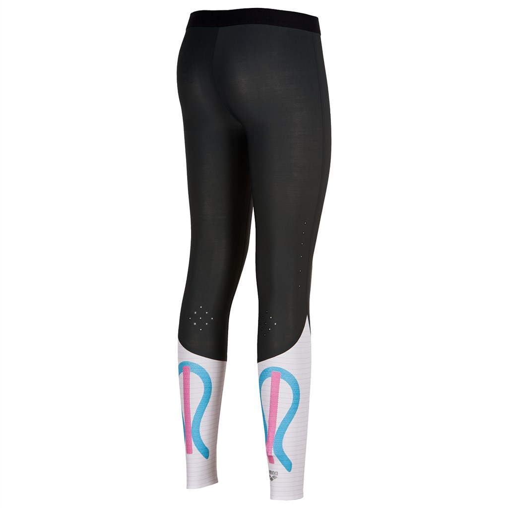 Arena - W Carbon Compression Long Tight - deep grey/white