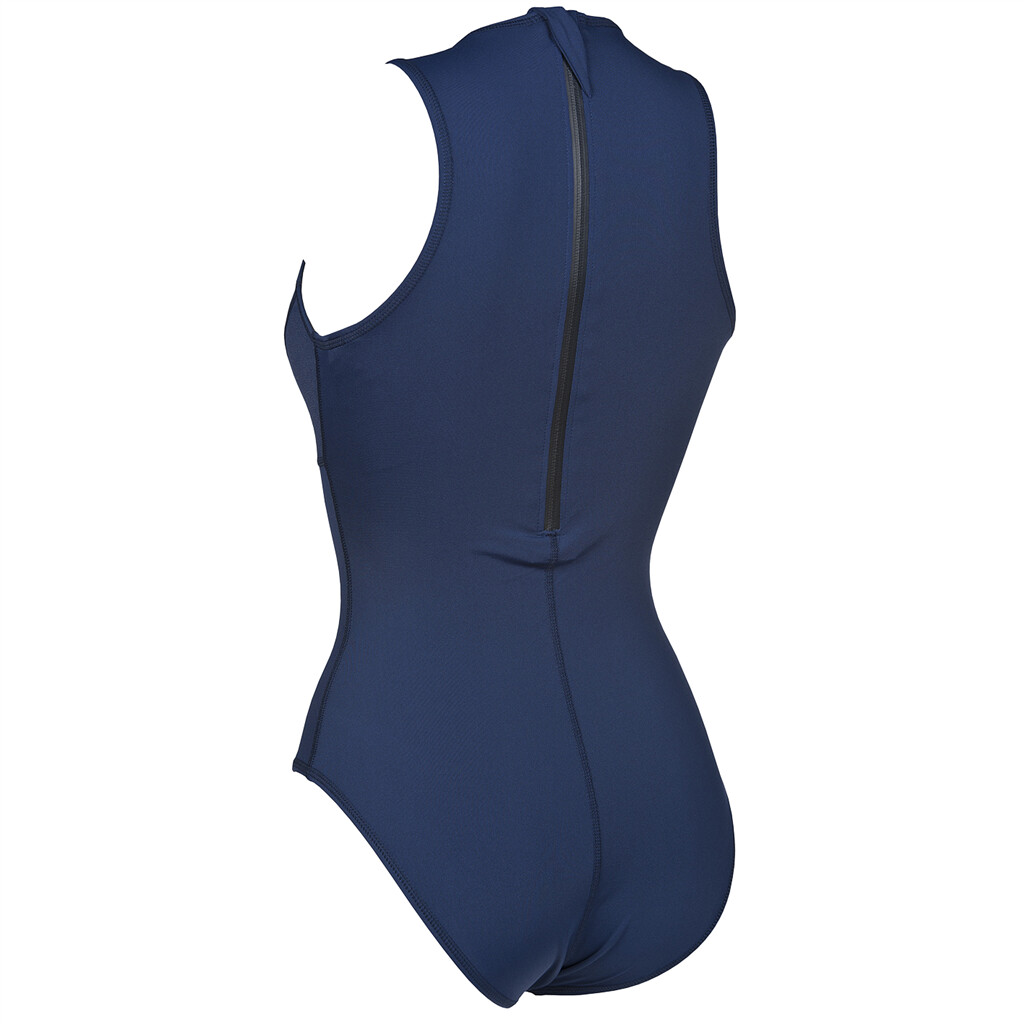 Arena - W Solid Waterpolo One Piece - navy/white