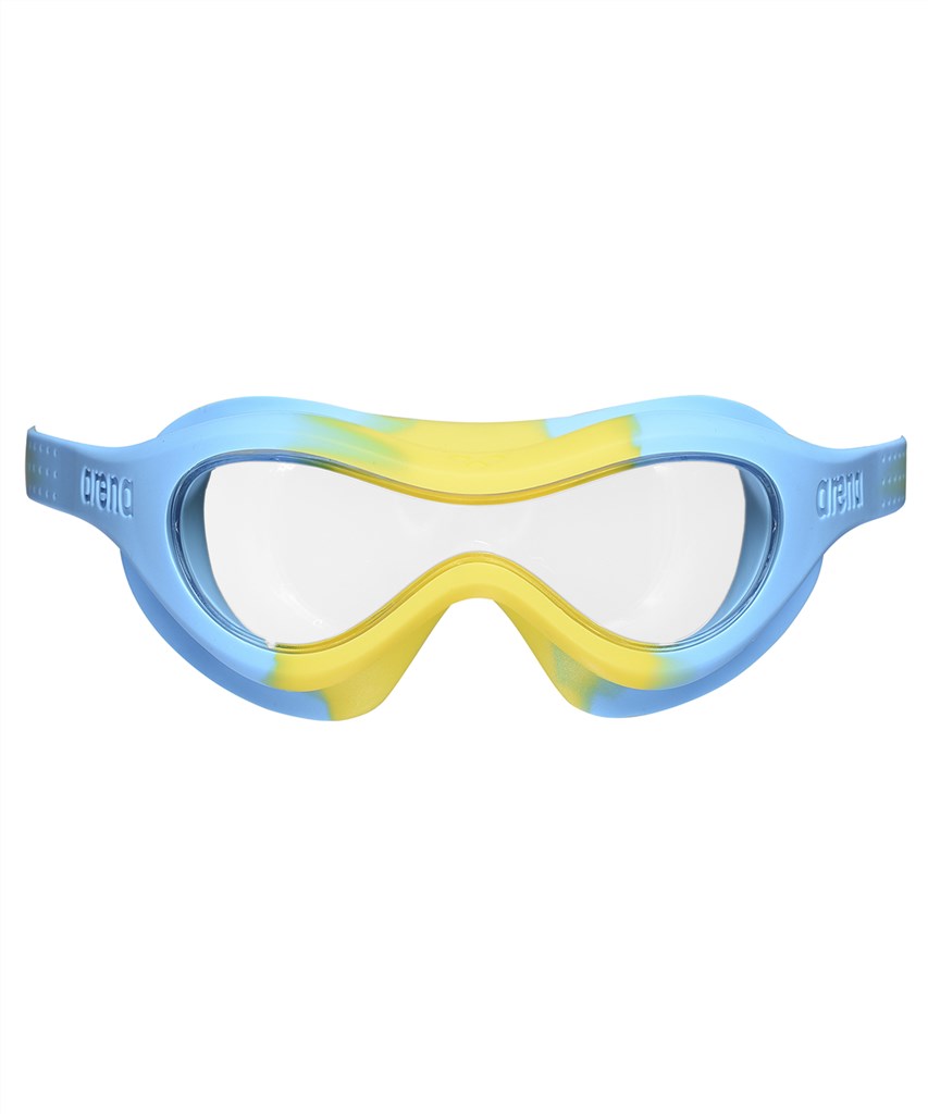Arena - Kids Spider Mask - clear/yellow/lightblue