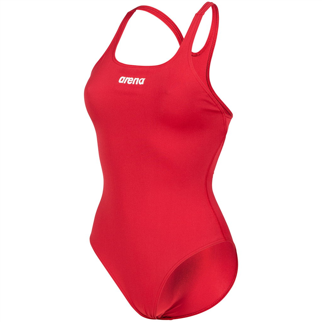Arena - W Team Swimsuit Swim Pro Solid - red/white