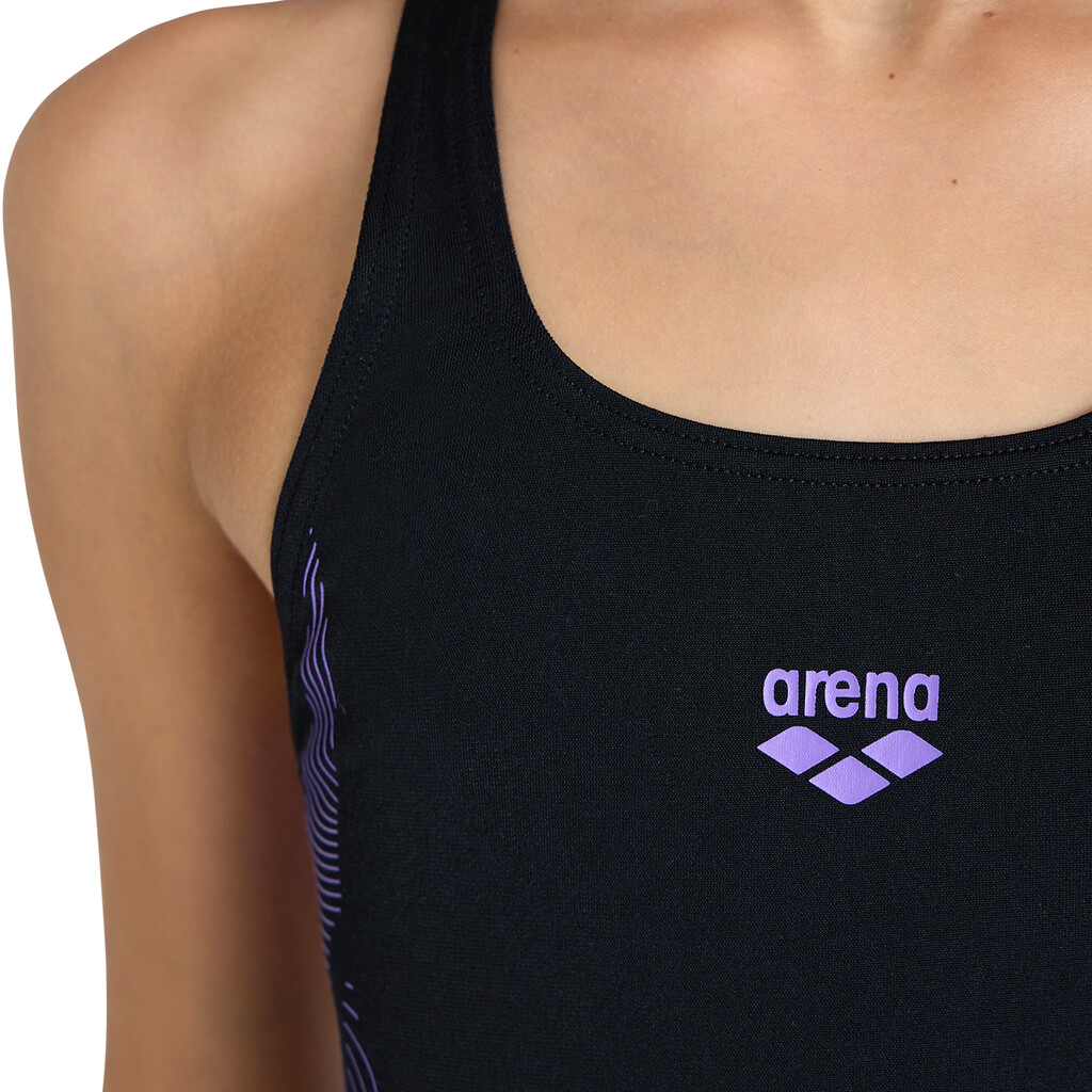 Arena - G Swimsuit Swim Pro Back Graphic - black/lavanda