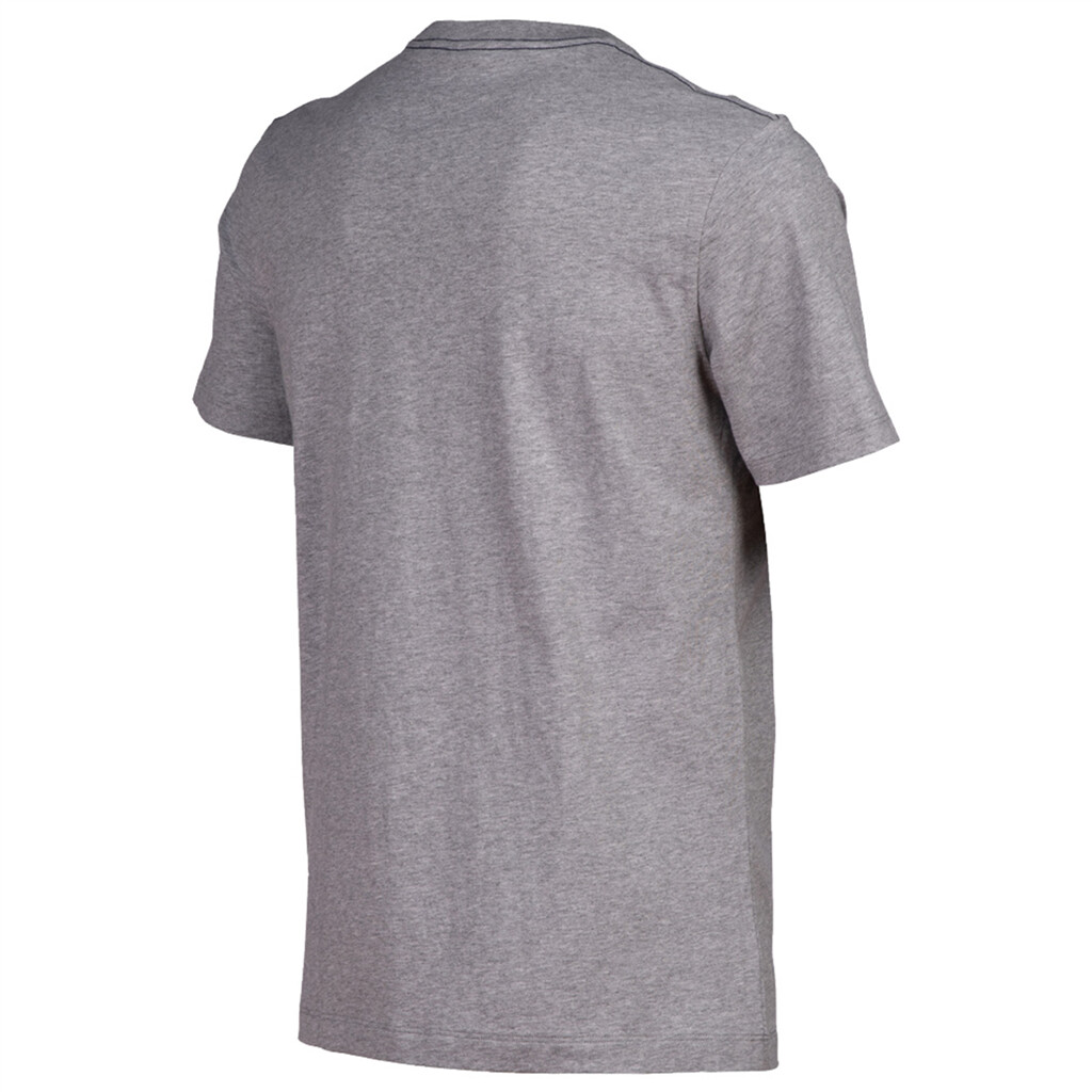 Arena - M T-Shirt Solid Cotton - medium grey heather/arena 1973