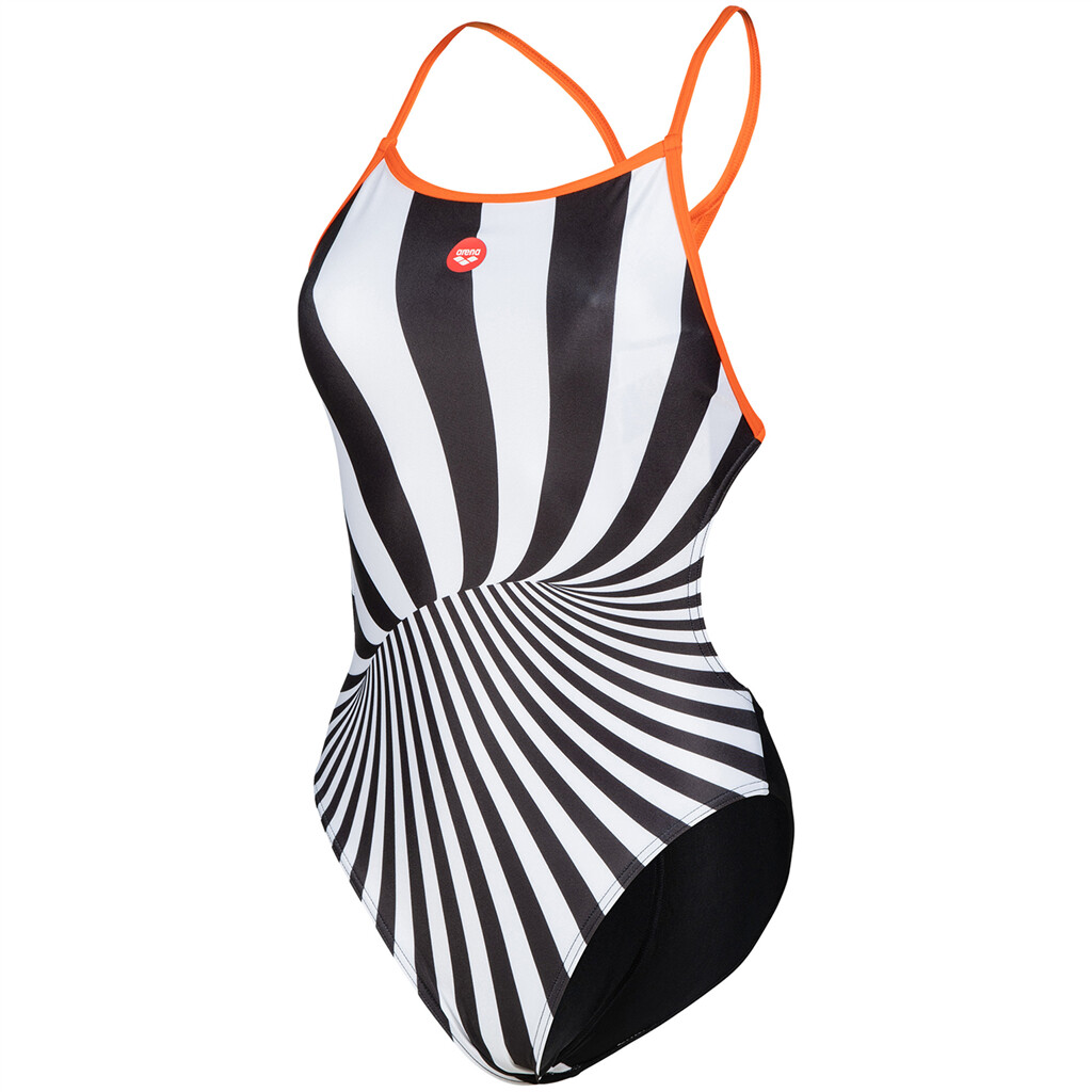 Arena - W Crazy Arena Swimsuit Booster Back - black/mango/multi