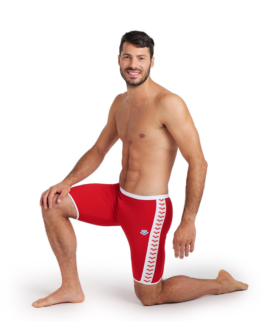 Arena - M Arena Icons Swim Jammer Solid - red/white