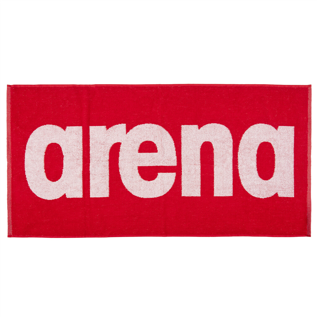 Arena - Gym Soft Towel - red/white