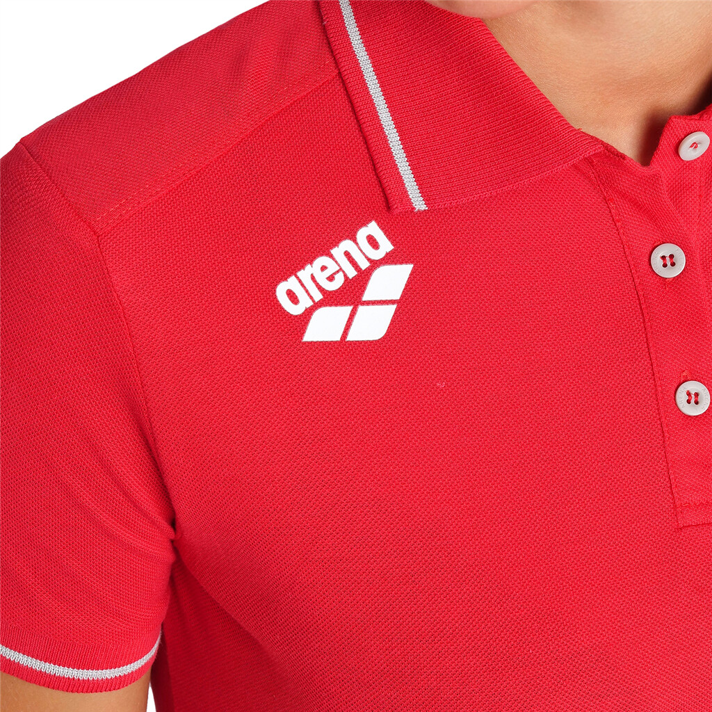 Arena - W Team Poloshirt Solid Cotton - red