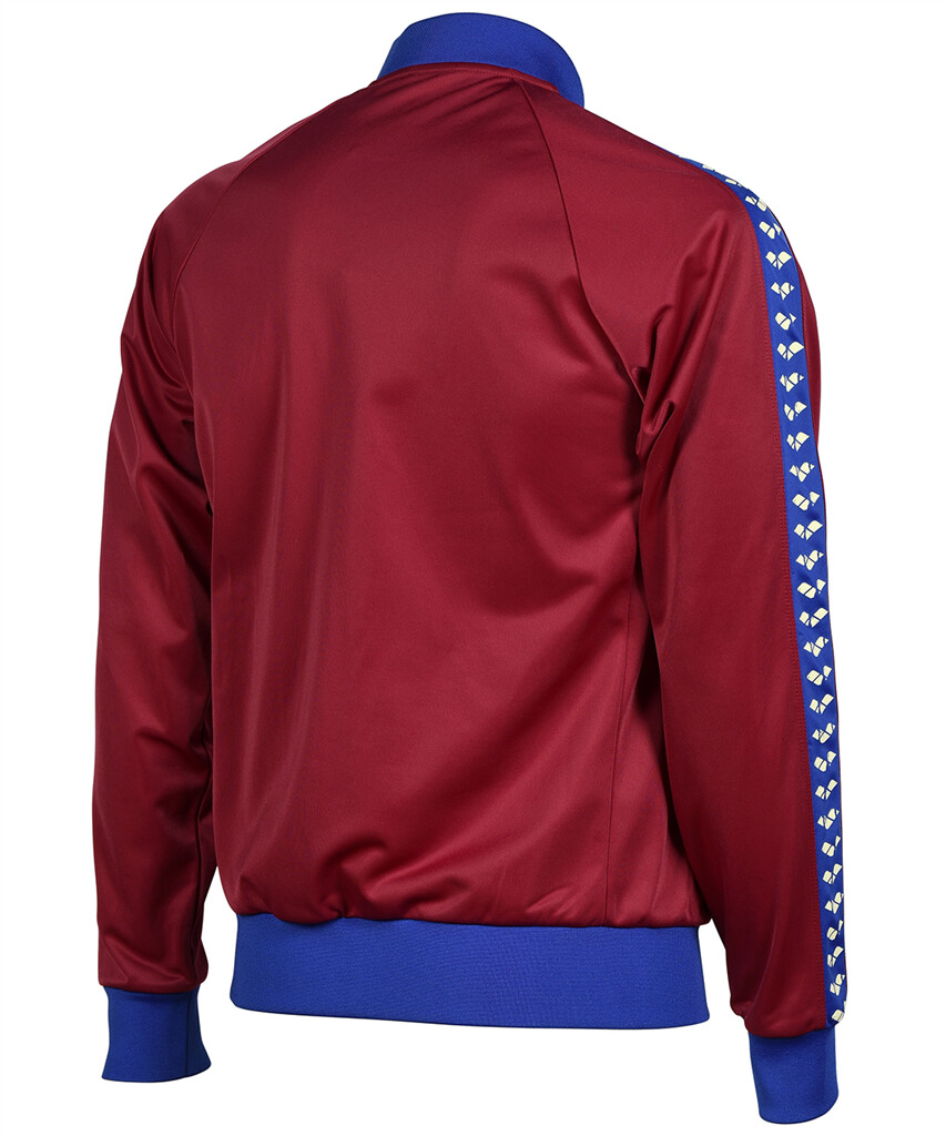 Arena - M Relax Iv Team Jacket - burgundy/neon blue/butter