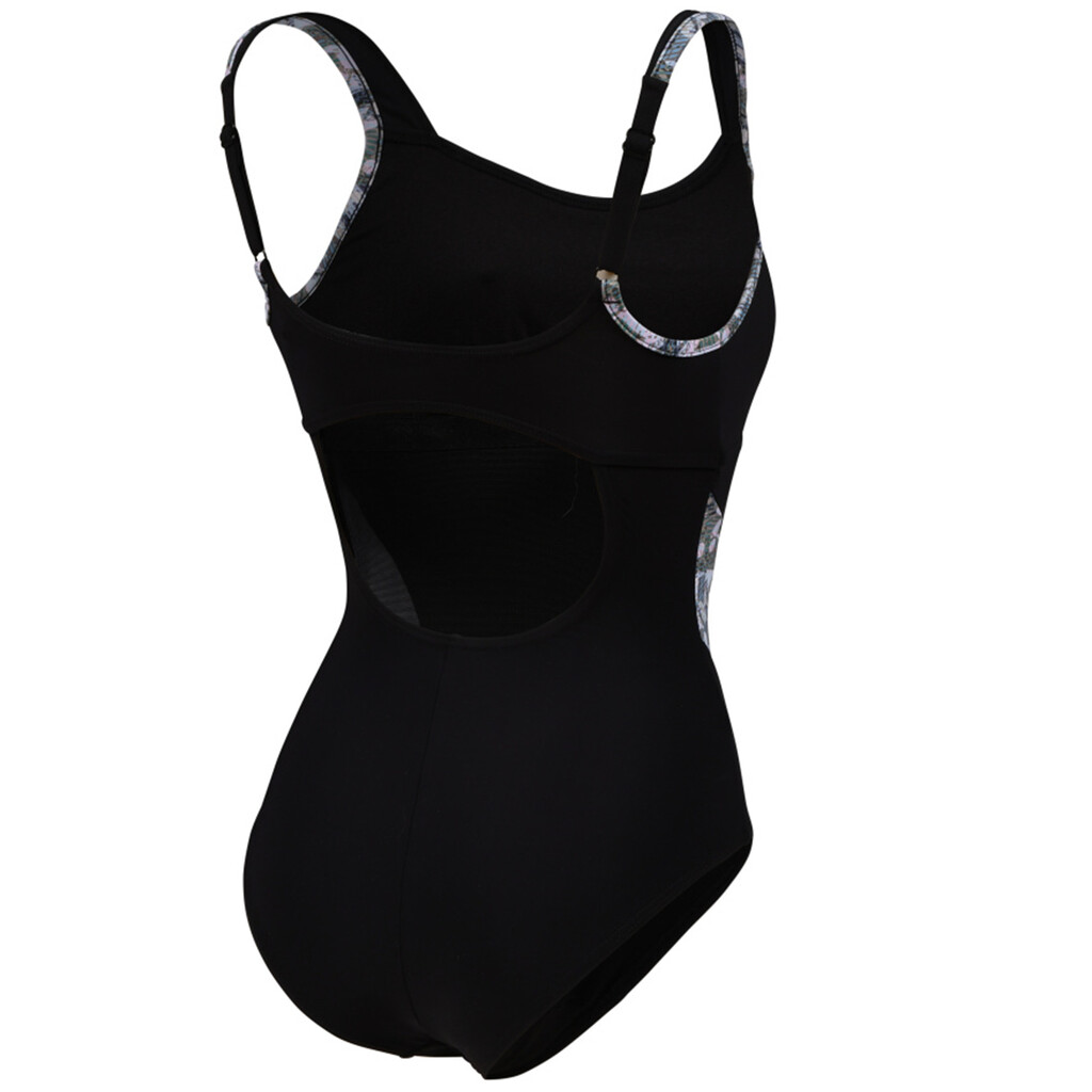 Arena - W Bodylift Chiara Swimsuit Strap Back C Cup - black/turquoise multi