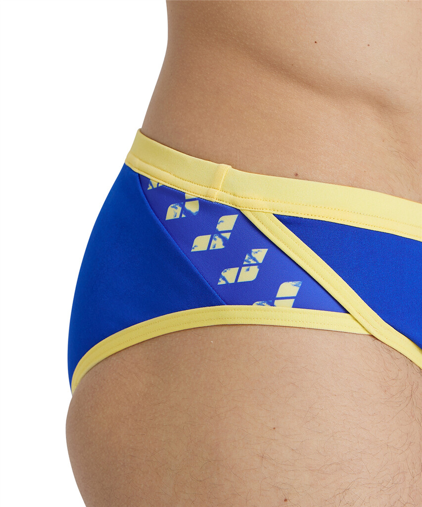 Arena - M Arena Icons Swim Briefs Solid - neon blue/butter