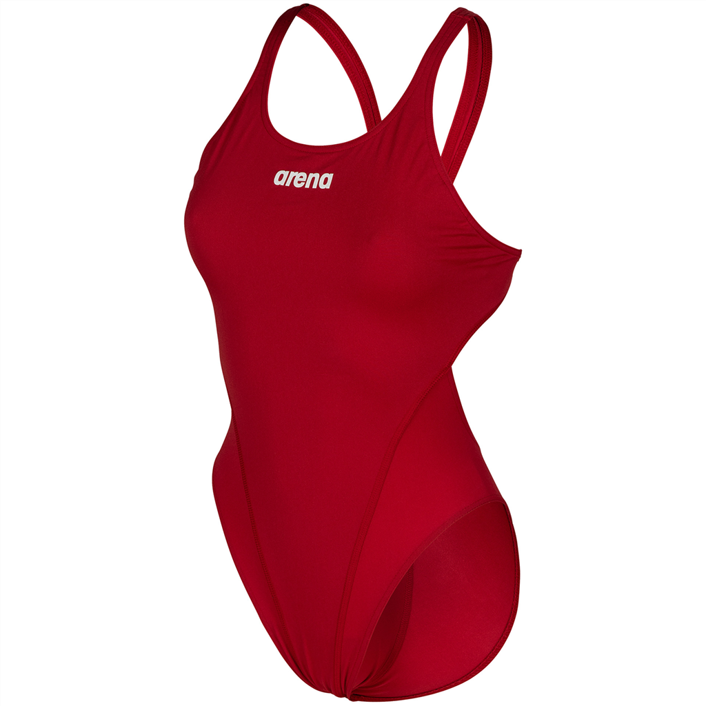 Arena - W Team Swimsuit Swim Tech Solid - red/white