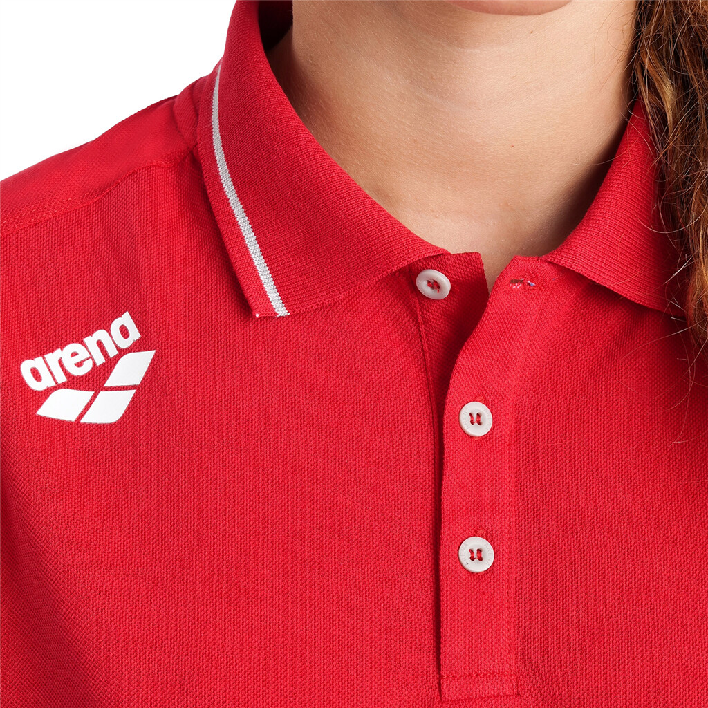 Arena - Team Poloshirt Solid Cotton - red