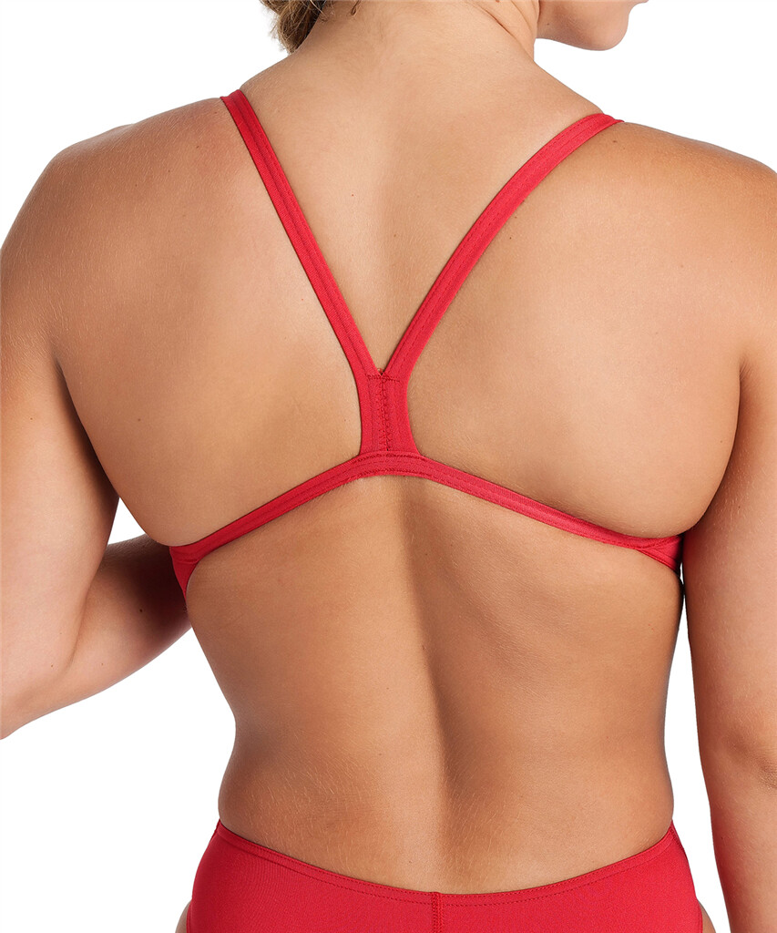Arena - W Team Swimsuit Challenge Solid - red/white