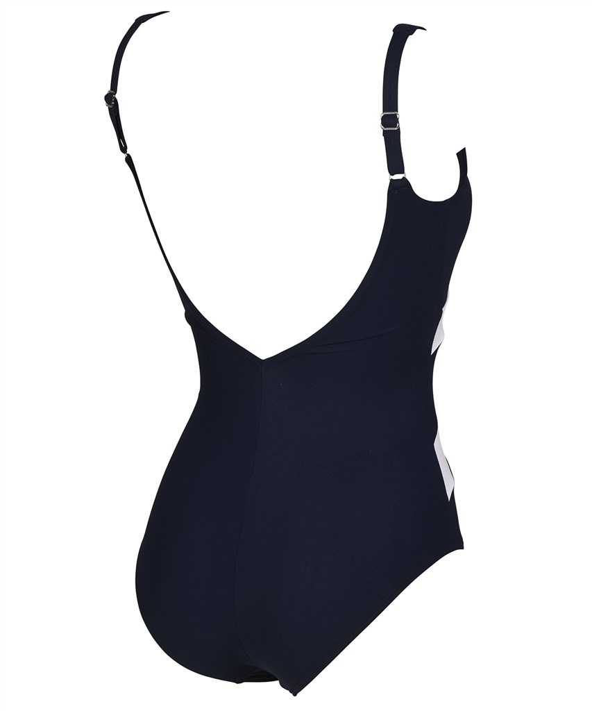 Arena - W Vera Wing Back One Piece C-Cup - navy/white