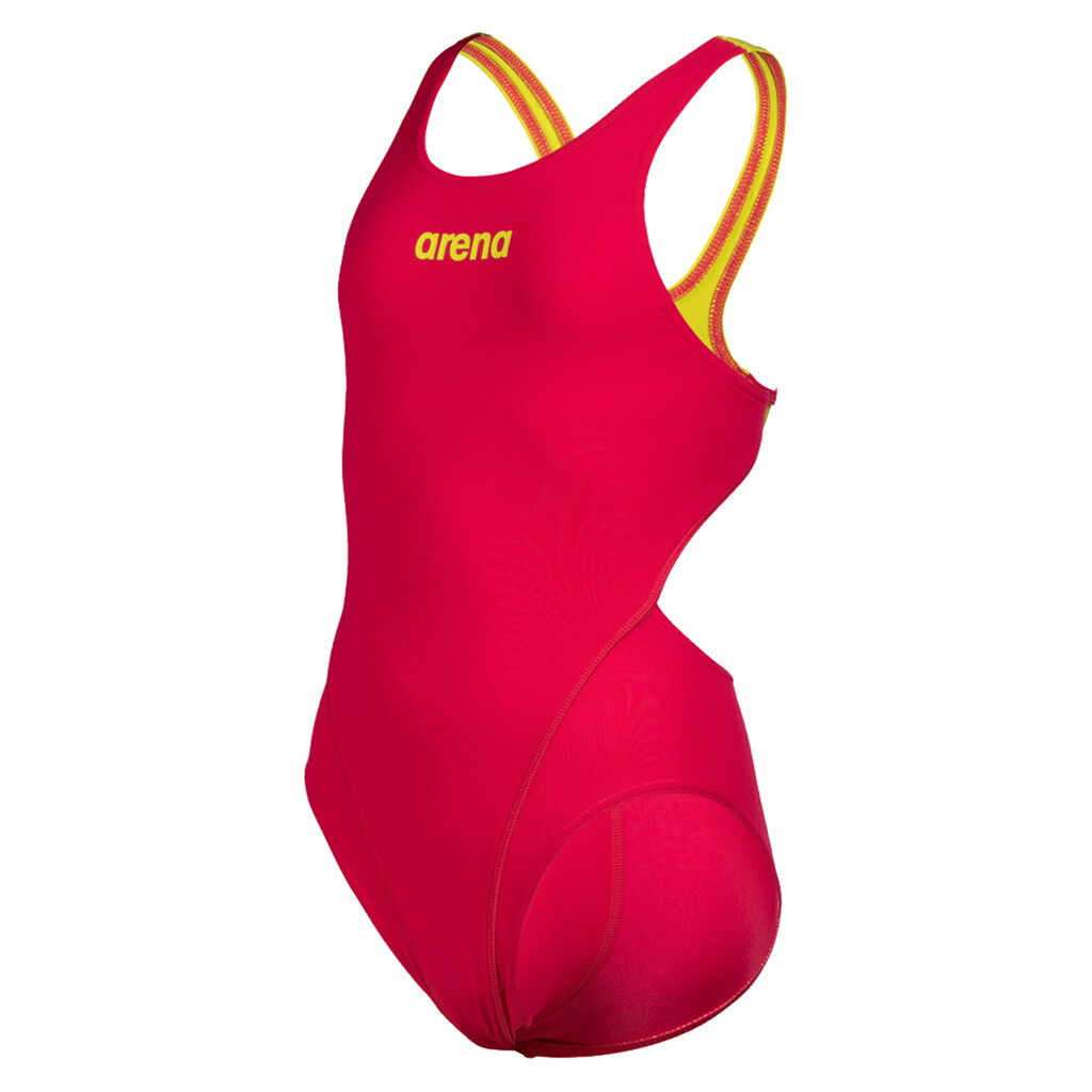 Arena - G Team Swimsuit Swim Tech Solid - freak rose/soft green