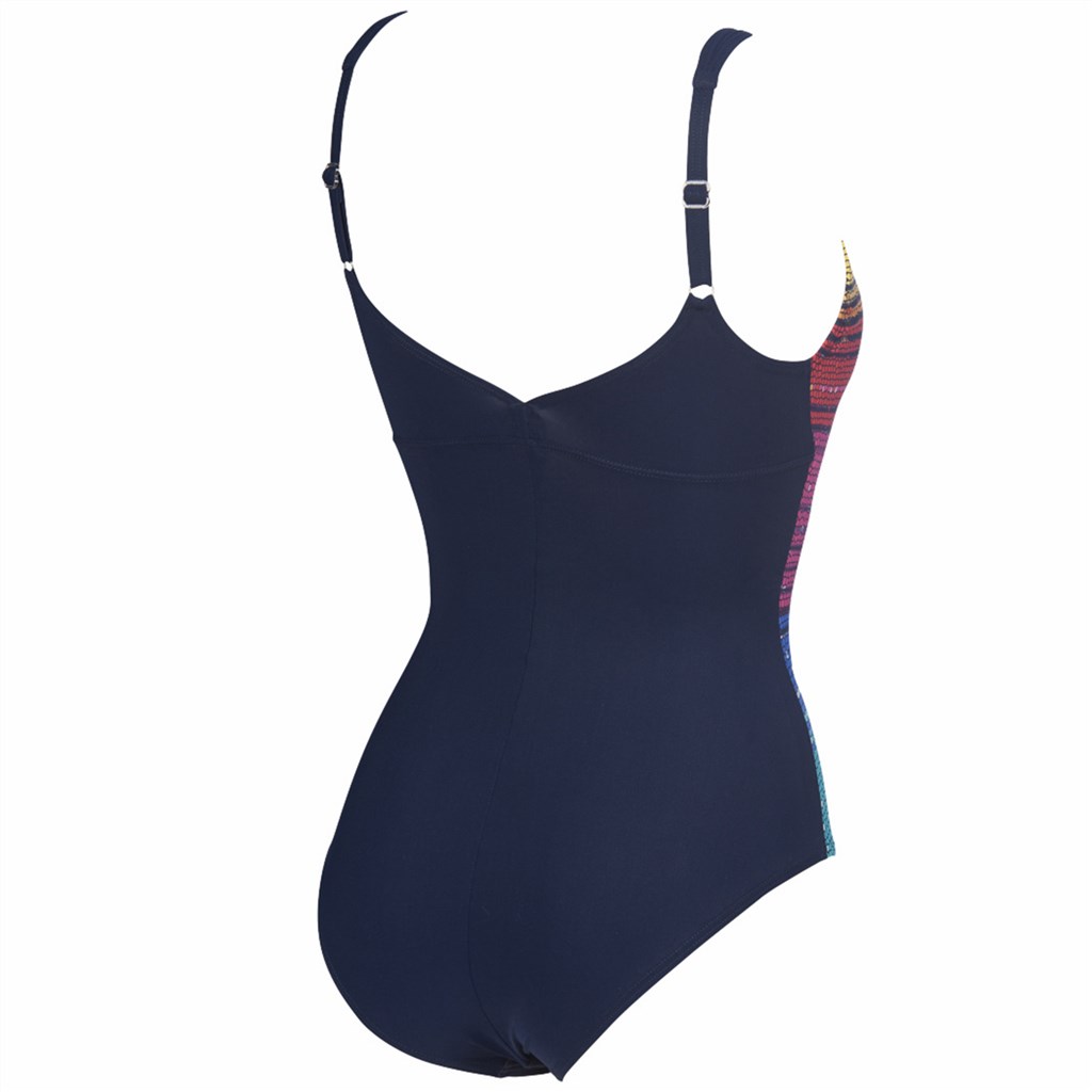 Arena - W Naomi Wing Back One Piece C-Cup - navy/navy