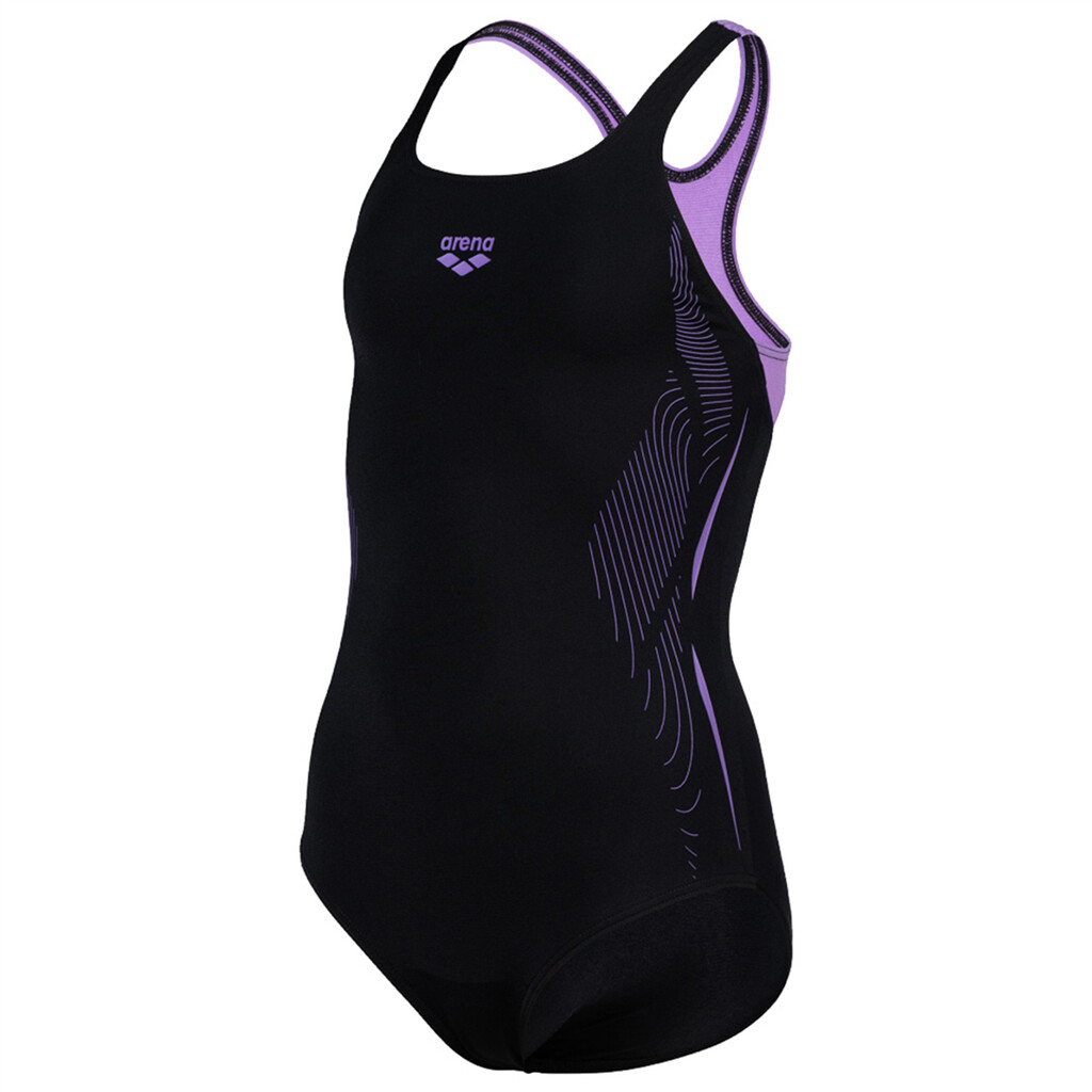 Arena - G Swimsuit Swim Pro Back Graphic - black/lavanda