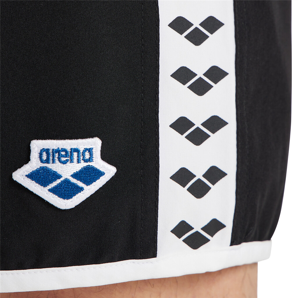Arena - M Icons Team Stripe Unisex Bermuda - black/white