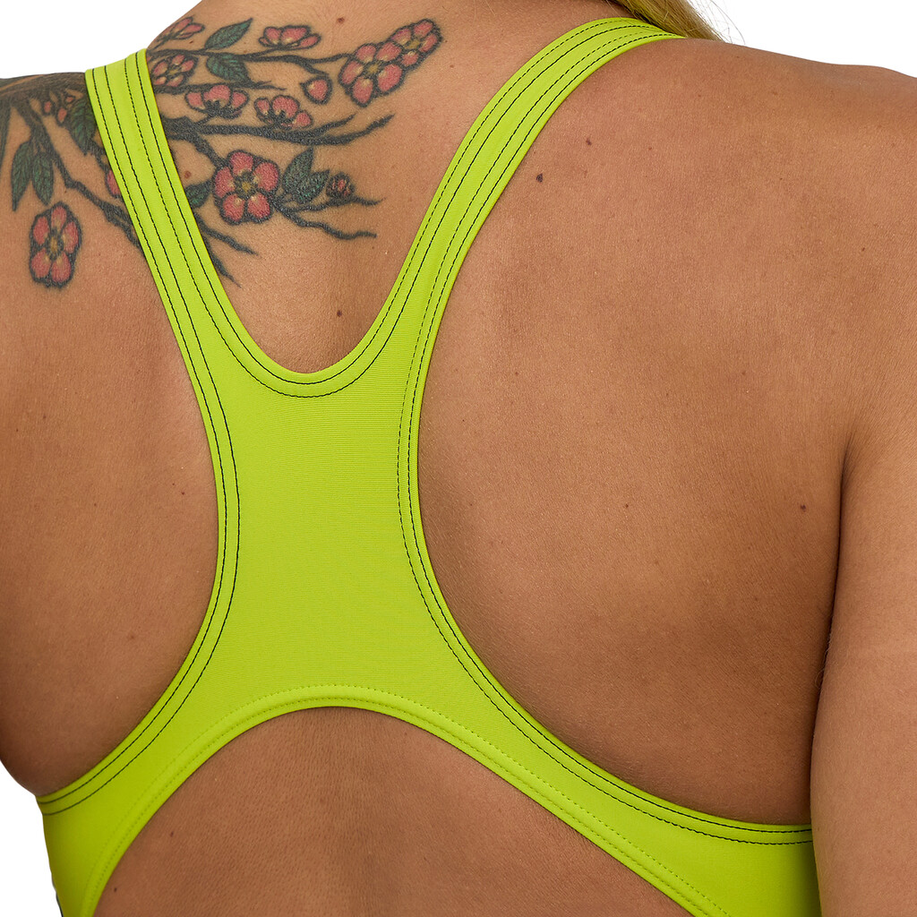 Arena - W Arena Branch Swimsuit Swim Pro Back Lb - navy/soft green
