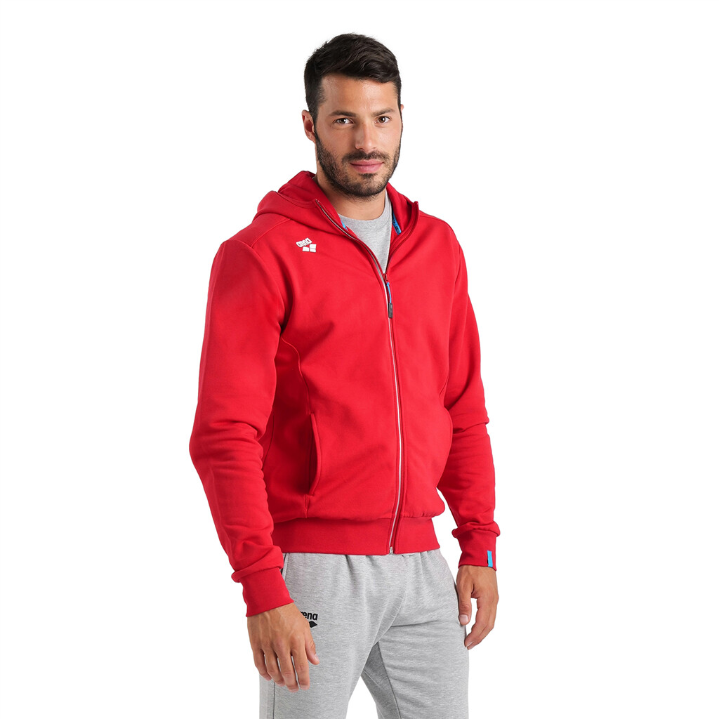 Arena - Team Hooded Jacket Panel - red