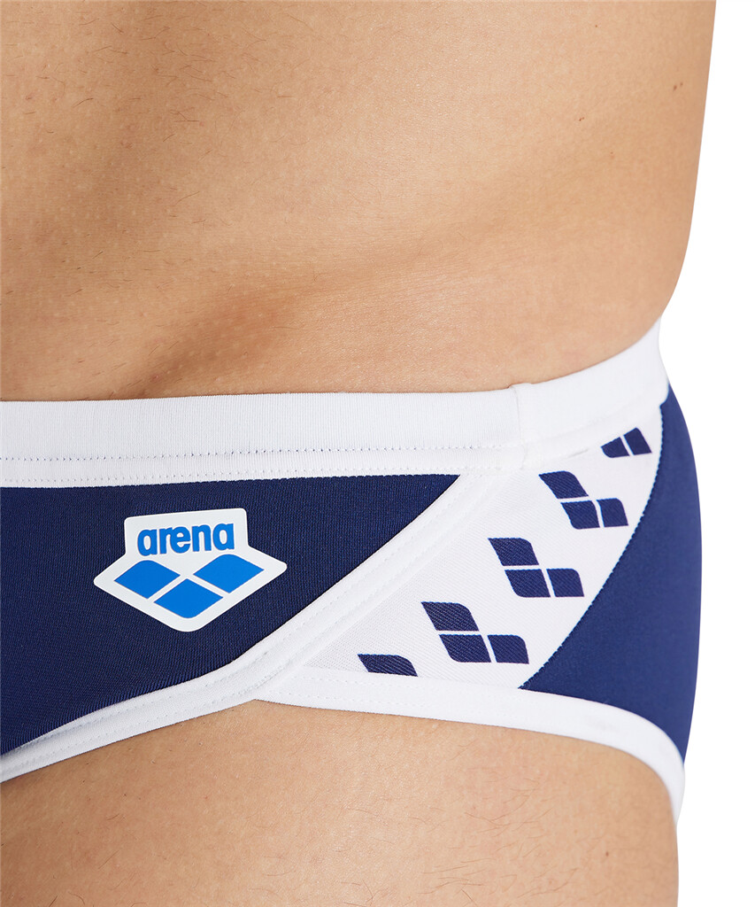Arena - M Arena Icons Swim Briefs Solid - navy/white