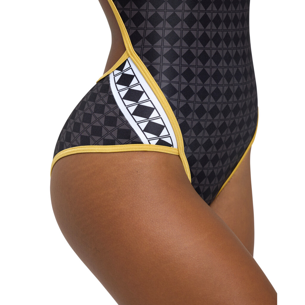 Arena - W Arena 50th Swimsuit Super Fly Back - black multi/gold