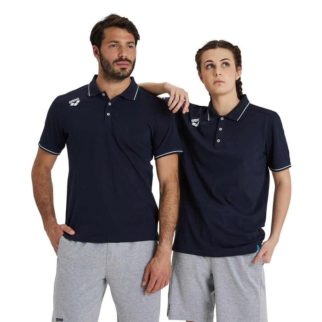 Arena - Team Poloshirt Solid Cotton - navy
