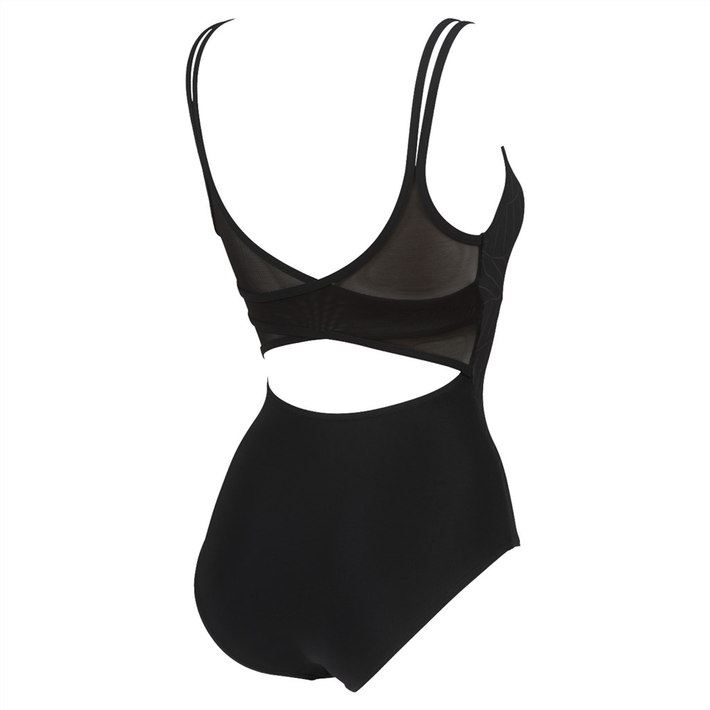 Arena - W Esther Cross Back One Piece C-Cup - black/black