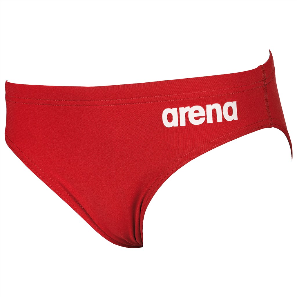 Arena - B Solid Brief Jr - red/white