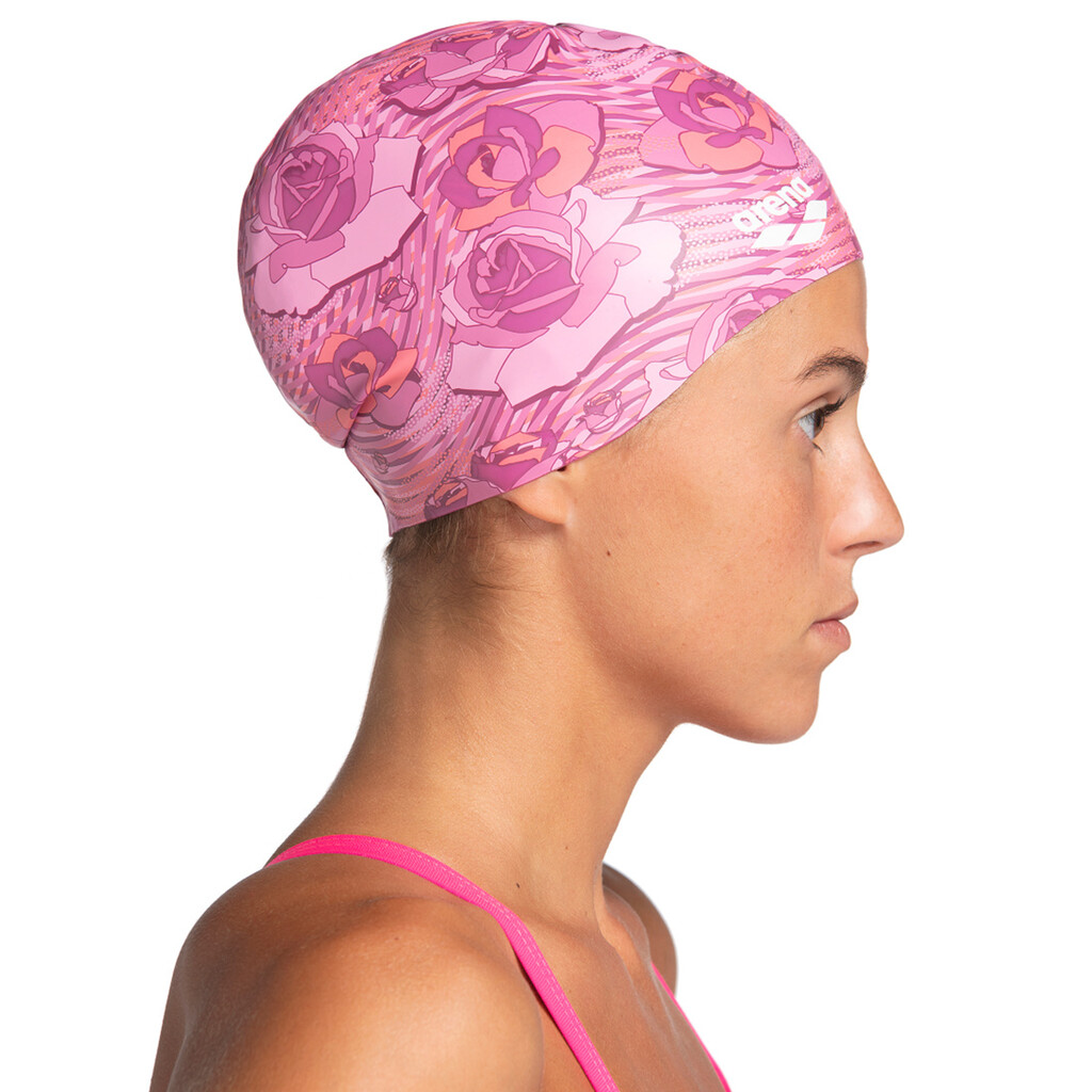Arena - Flat Silicone Breast Cancer - pink/wavy roses